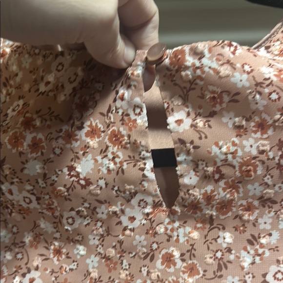 Floral Print Girls Dress - Picture 5 of 6